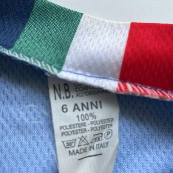 Kids Italy Soccer Jersey - Picture 3 of 3